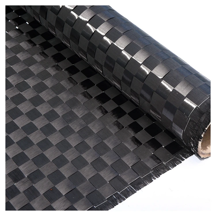 MU High Modulus Spread Tow Carbon Fiber T700 High Quality 80gsm 12k Carbon Fiber Spread Tow Fabric Plain