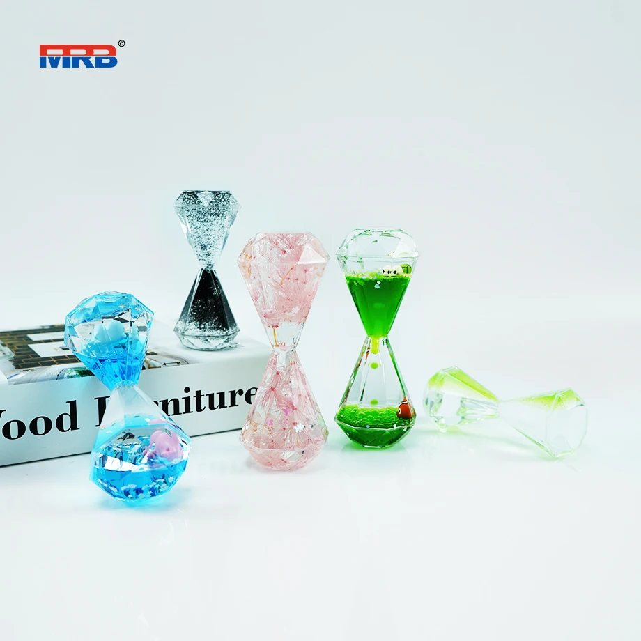 Novelty toys Upward Diamond Shaped Animal Liquid Bubble Timer Fidget Sensory Toy Autism ADHD