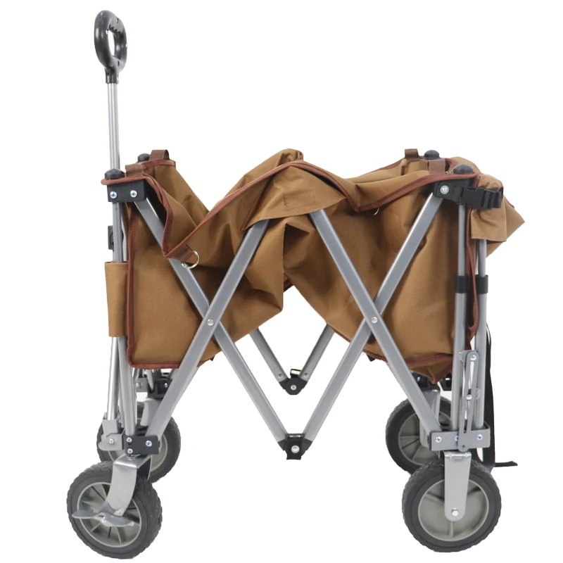  Collapsible heavy duty garden pull wagon outdoor camping Folding Wagon