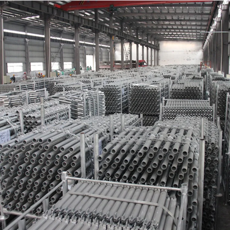 NX building steel scaffolding galvanized movable construction ringlock scaffolding all-round system high yield steel ringlock