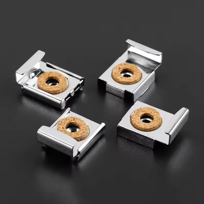 Bathroom Mirror Fixed Mounting Clips Spring Loaded Glass Mirror Clips fixing brackets Metal mirror holder clips