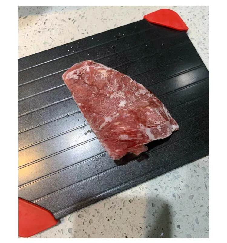 Kitchen Defrost Tray Fast Defrosting Plate Rapid Food Thawing Tray Fast Defrosting with No Electricity Heating for Frozen Meat