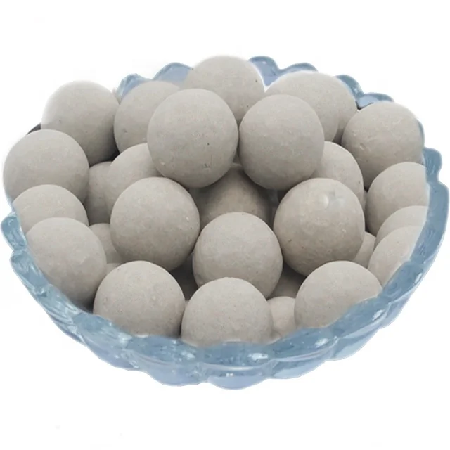 AL2O3 65% Inert Ceramic Ball For Catalyst Bed Support Media