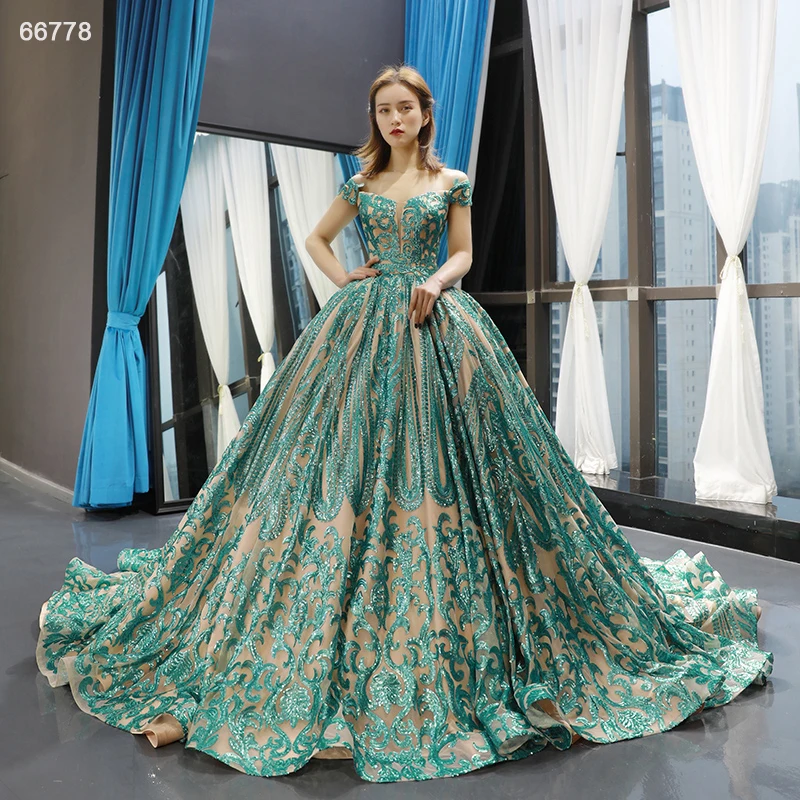 Jancember RSM66778 2021 Newest Design Royal Luxury Women Lady Elegant Wedding Dress Bridal Gown