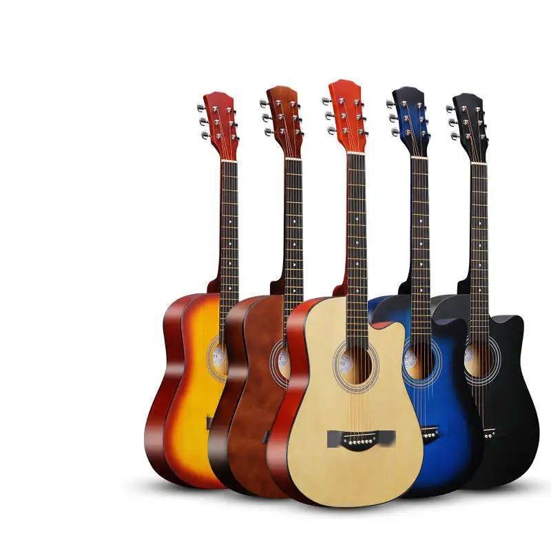 Manufacturer 38inch Custom Acoustic Electric Guitar OEM Guitar China Factory 38 inch guitar