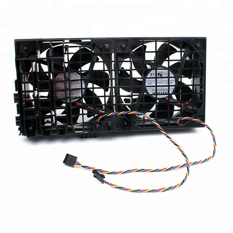 Best Selling HW856 WorkStation Dual Fan Assembly CPU Cooling Fan for Dell Precision T3500 & T5500