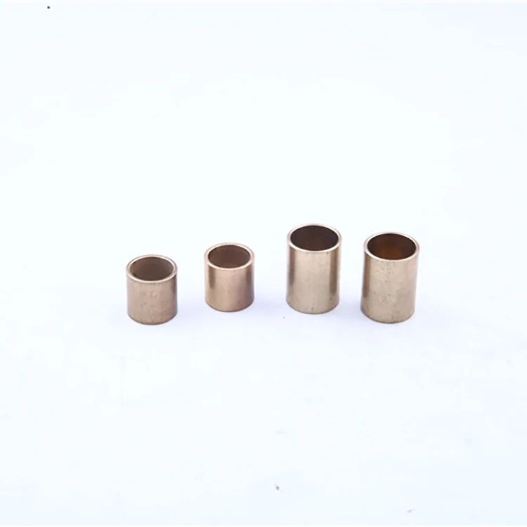 Manufactory Direct Bronze Bearing 6mm SAE Oil Sintered PM Cast Iron Bushings Self Lubricating Bushing Plain Bush