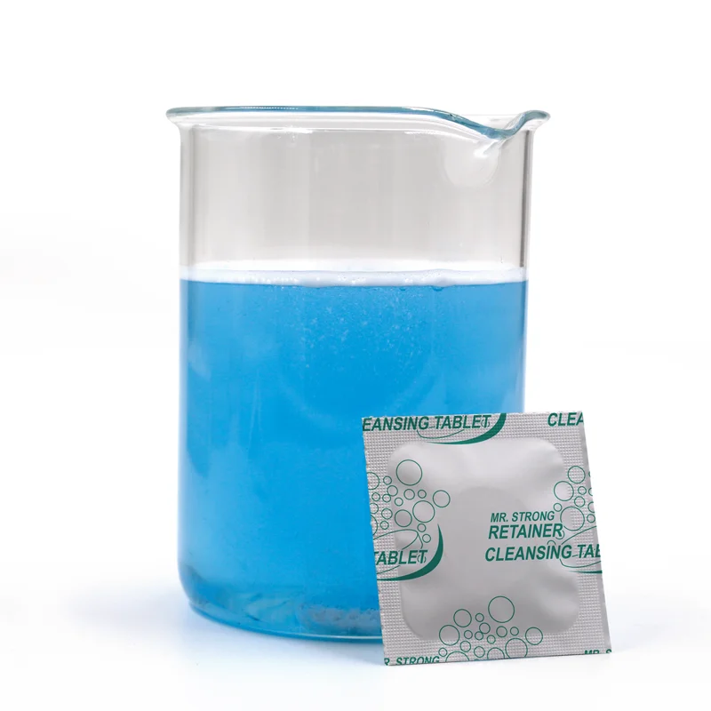 Denture Cleansing Tablets Denture Cleaner 30 Tabs/Box CE Approved Denture Cleaning Tablets