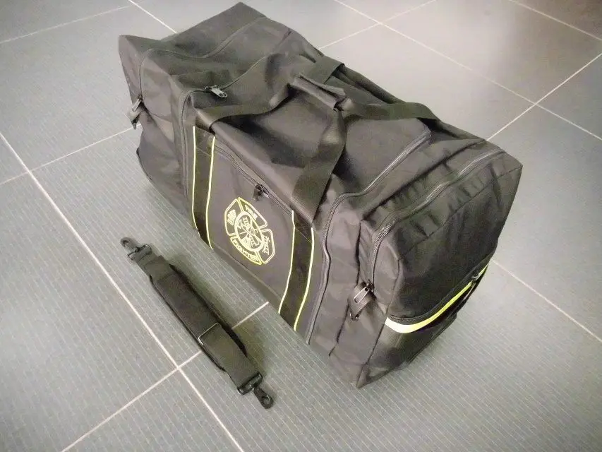 2022 New style High quality racing gear bag with wheels Deluxe Wheeled Turnout Fire Gear Bag