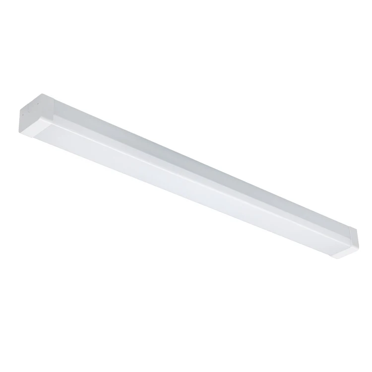 Workshop surface mounted linear wraparound lights linkable 0-10V dimmable led linear light