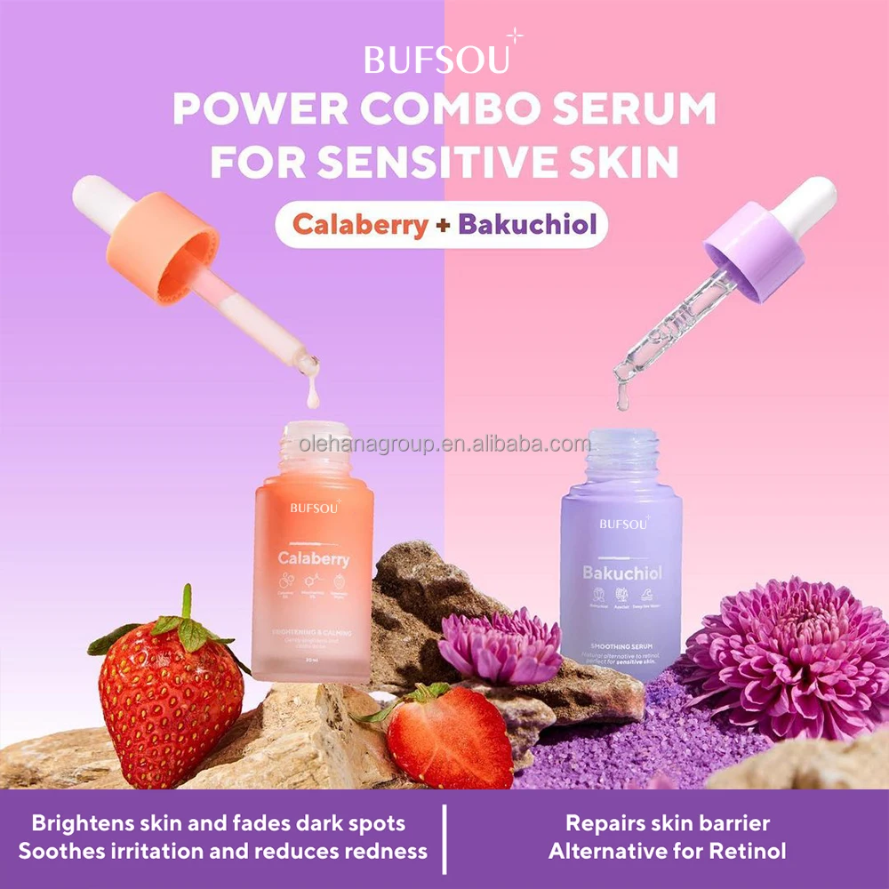Private Label Korean Skincare Anti Aging Hyaluronic Acid Niacinamide Vitamin C E Skin Care Face Serum Facial Whitening Serum