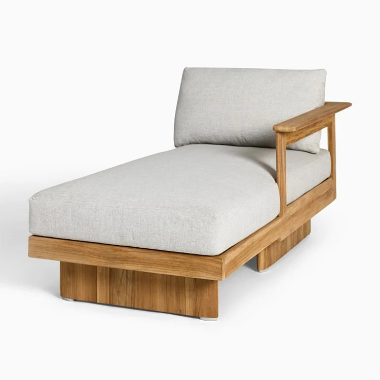 Luxury Furniture Garden Sets Solid Wood Outdoor Sofa Patio Furniture Modern Teak Garden Sofa Sets