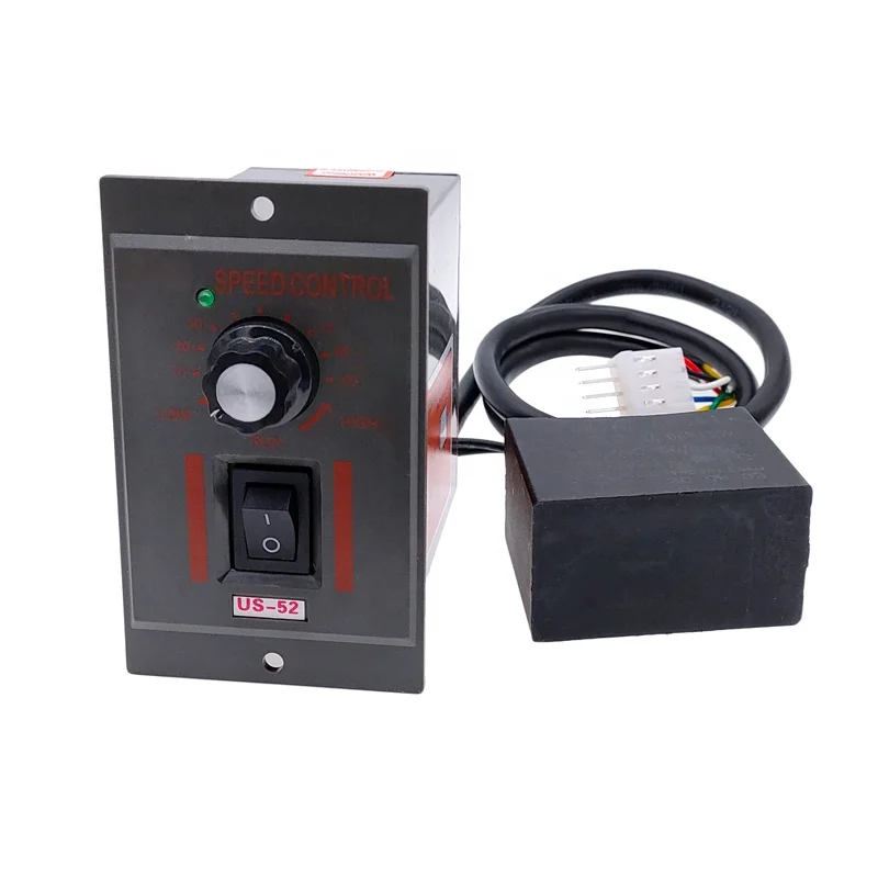 6W 60W 250W 300W 400W forword backword US-52 AC motor controller with filter capacitor motor speed controller