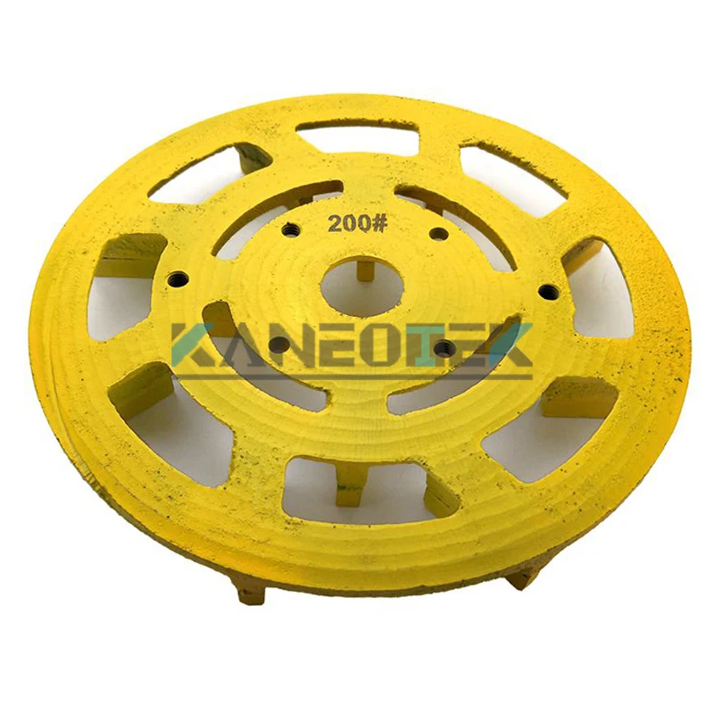 KANEOTEK 8 10  INCH Metal Iron Bond Diamond Grinding Disc Grinding Plate Grinding Abrasive Wheels For Stone Granite