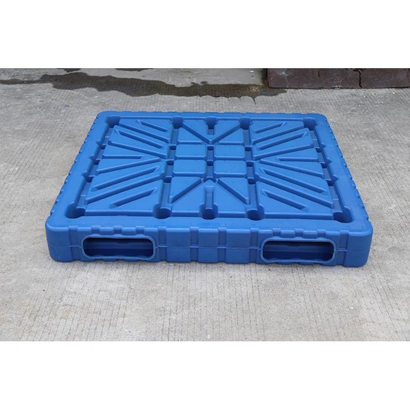 LK1212 Blwon Molded Double Faced HDPE Plastic Pallet Eco-Friendly and Recycled Euro Pallet for 4-Way Transportation and Storage