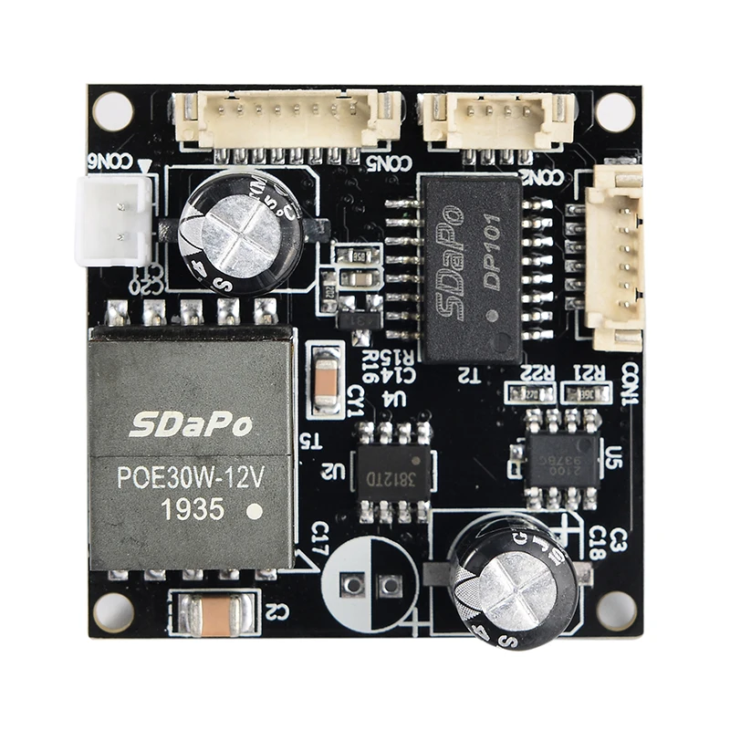 Промышленный температурный модуль Power over Ethernet IEEE802.3af /at Стандартный 12 В 2 а 44-57 в (30 Вт) pd SDAPO