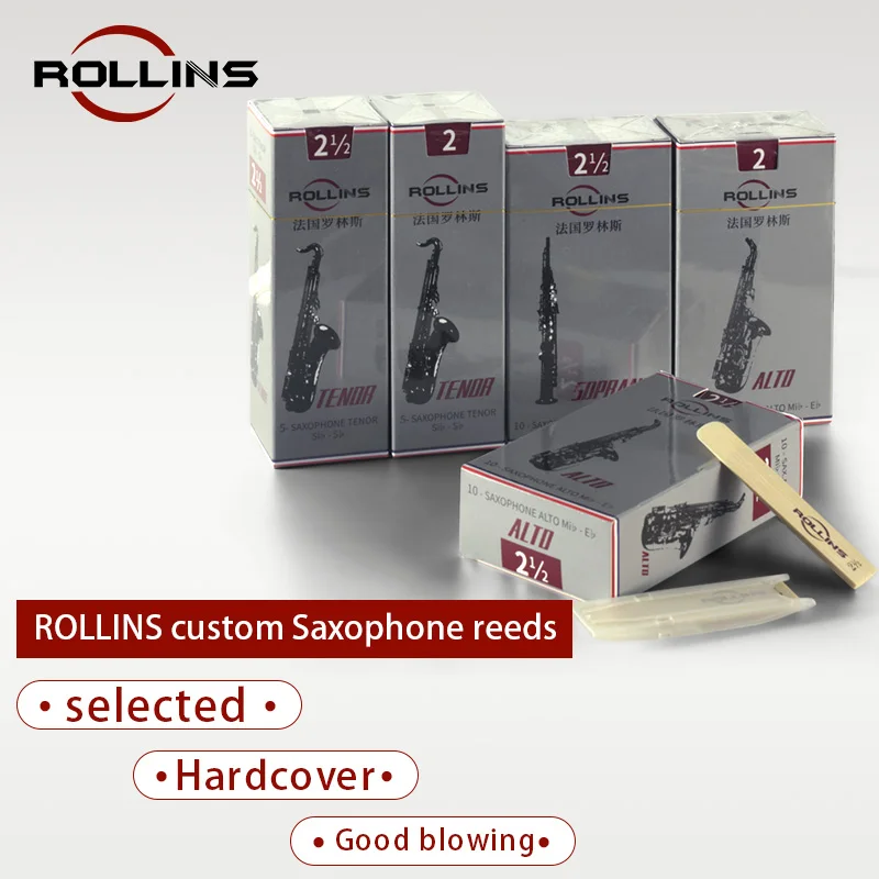 10pcs/bag Rollins saxophone reeds(alto,tenor,soprano),suitable for beginnings