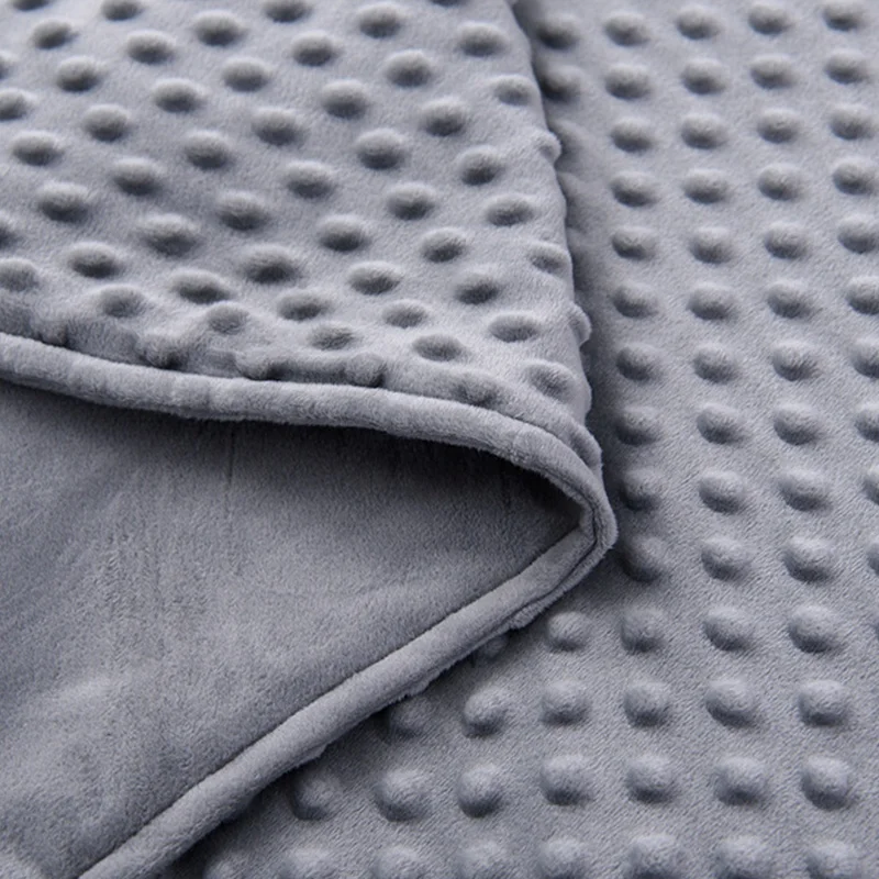 
Super Soft Polyester Embossed Minky Plush heavy weight blanket Fabric 