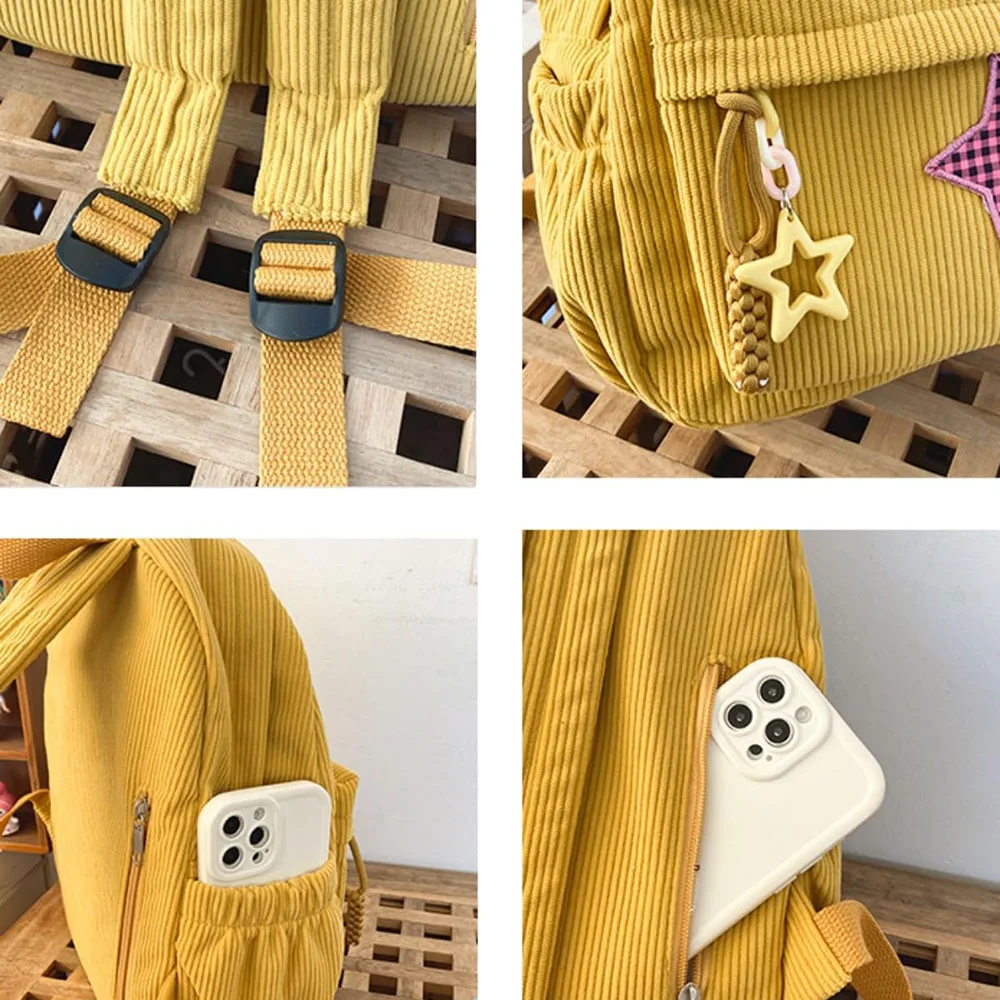 Star Backpack Cute Large Capacity Aesthetic Rucksack Cute Accessories Bag Woman Light Hearted Wholesale Custom Kawaii Backpacks