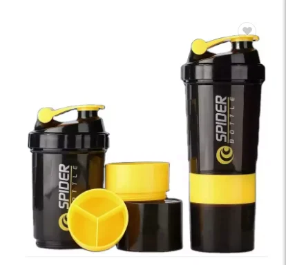 China Famous Plastic Water Bottle With Mixer shaking Ball Protein plastic shaking shook cup Shaker Bottles for fitness center
