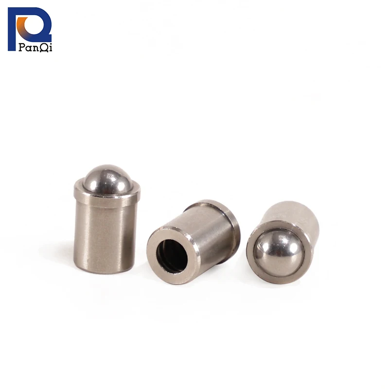Standard spring load Press-On Type stainless steel Retractable Press Fit Spring Plunger GN614 Ball
