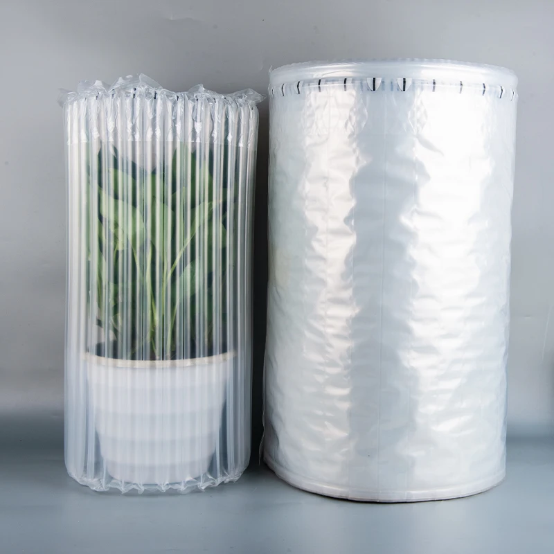 High Quality Shatterproof Air Filling Plastic Packing Bag Nylon Material Roll For Glass