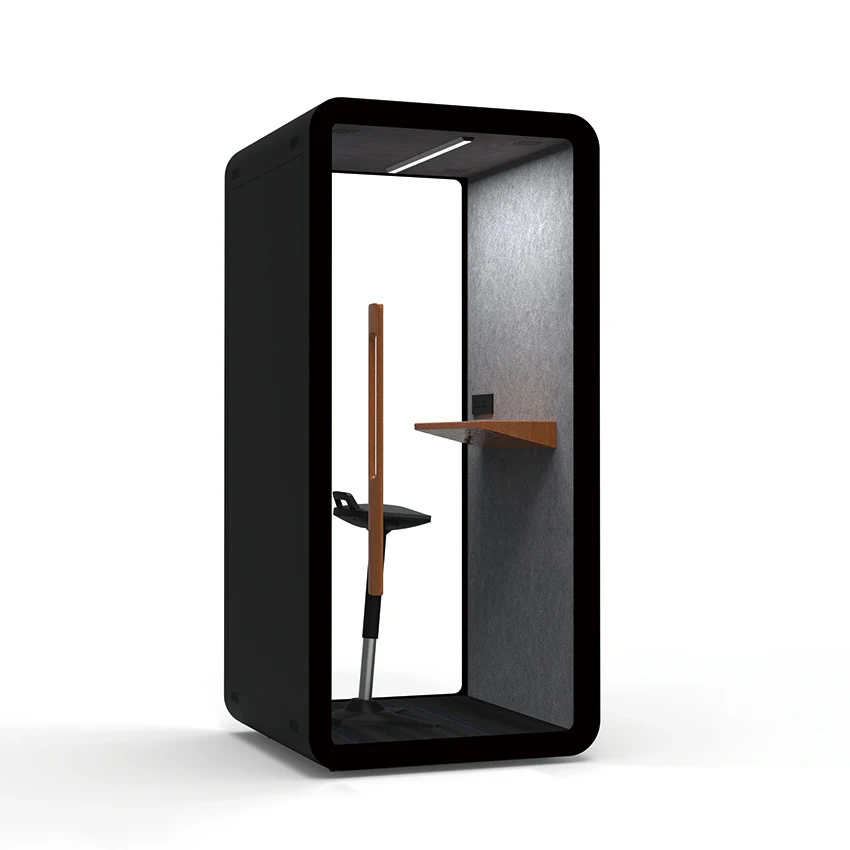 Custom Made 6 Person Industrial Soundproof Booth With Wheels Meeting Pods For Office