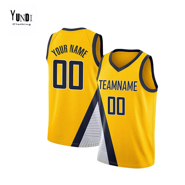 sublimate yellow mesh basketball uniform Jersey youth men and women custom basketball jersey