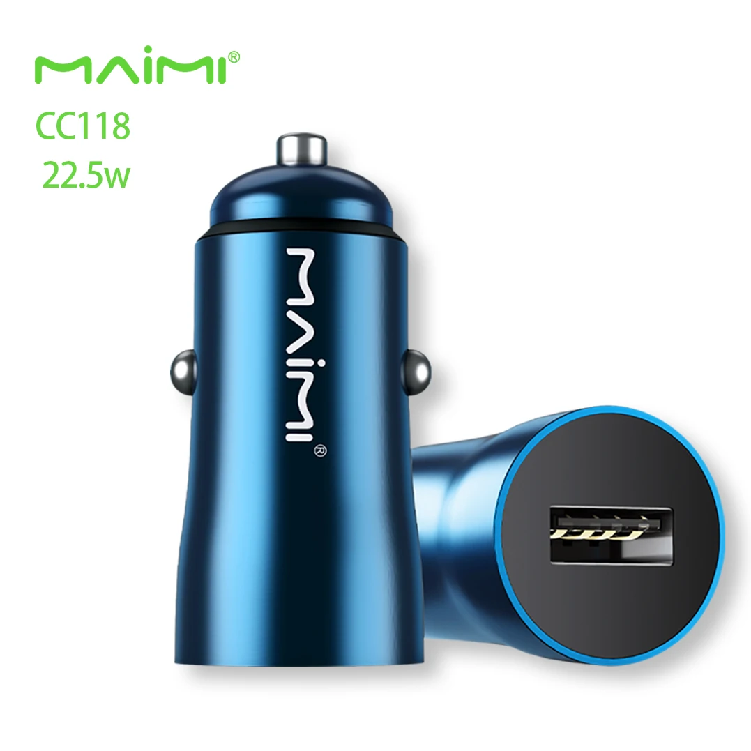  Maimi CC118 22 5 Wfast автомобильное зарядное устройство QC3.0 для смартфона Быстрая зарядка металлическое адаптер мобильного