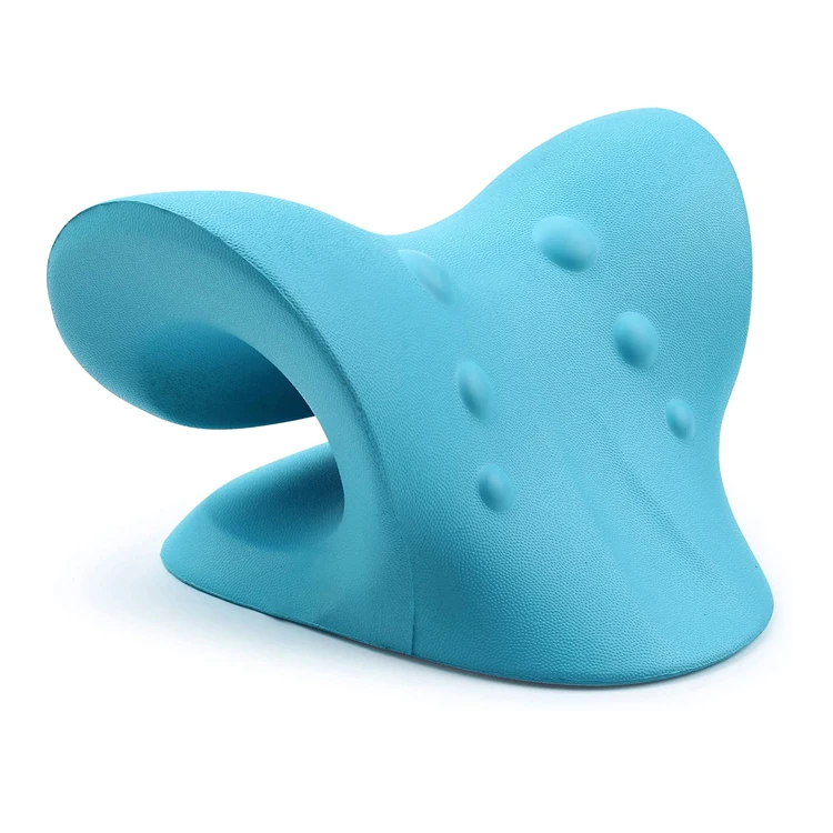 Oem Chiropractic Pillow Neck Stretcher Neck and Shoulder Relaxer Cervical Traction Device Chiropractic Foam Pillows Neck Stretch