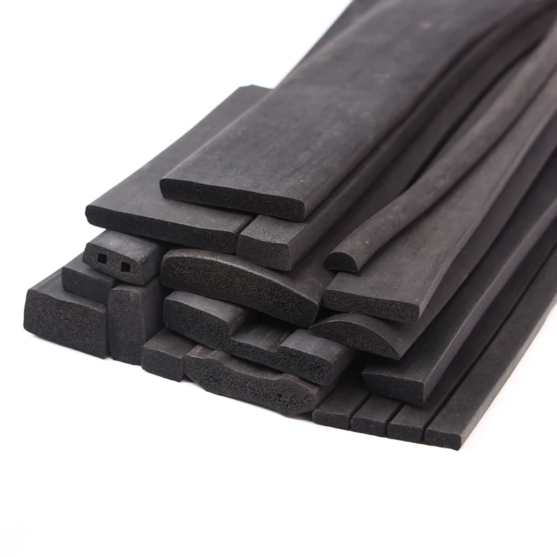Epdm  foam good elasticity ODM OEM rectangular rubber sheet seal bumper