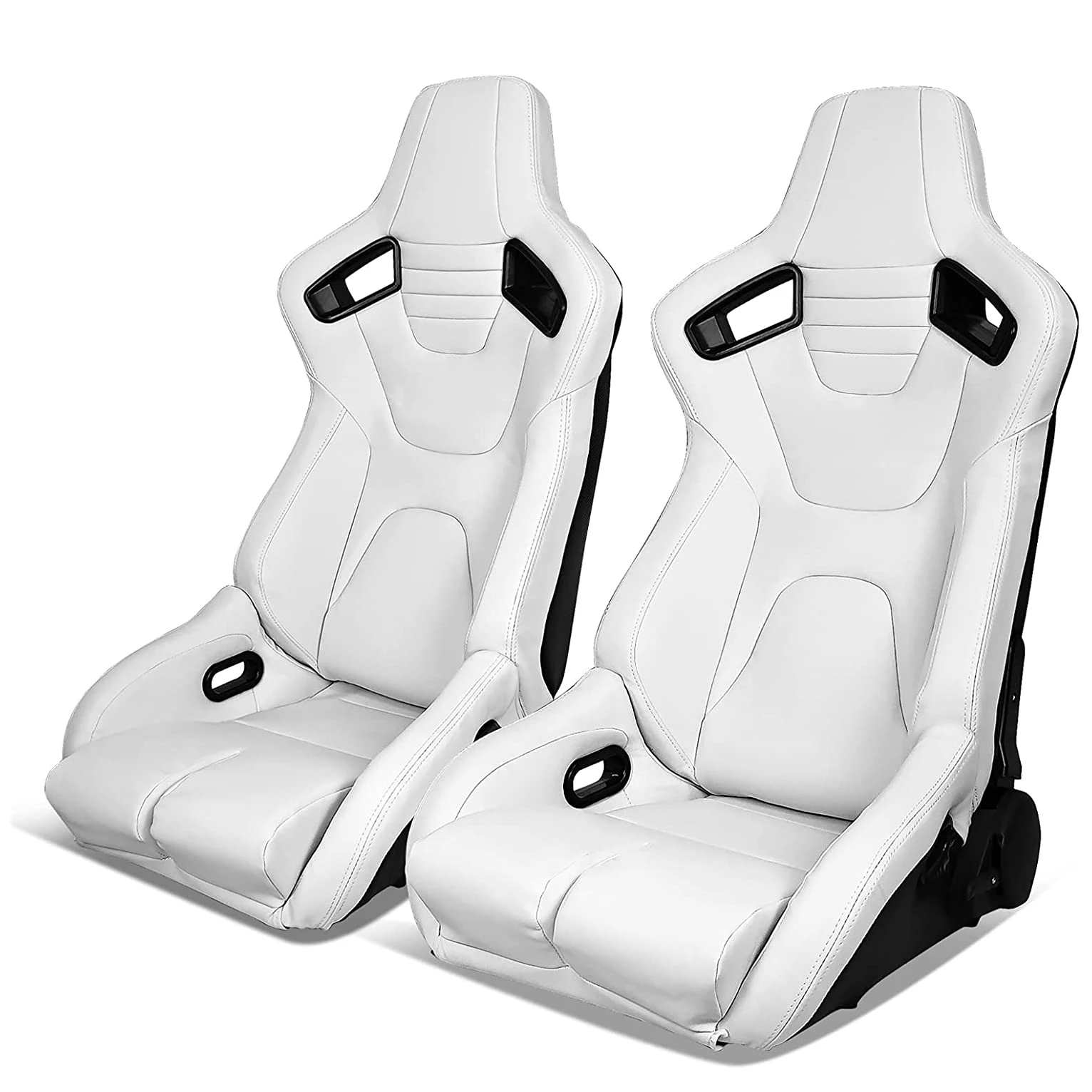 JIABEIR 1095 Universal Driver Car High Quality Leather Adjustable Sport Simulator Gaming Sim Racing Seats