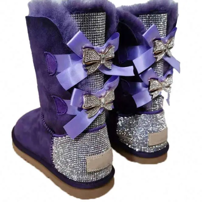 Factory Wholesale Direct Fashionable High Quality With box winter snow boots snow boots women shoes 2024 wholesale snow boots