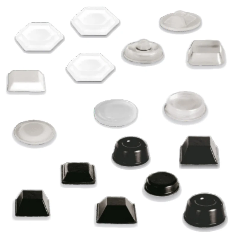 One-stop Purchase Clear Non slip Self-adhesive Reuseable Self Stick Cabinet Door Furniture Stop Stopper Protector Bumper Pads