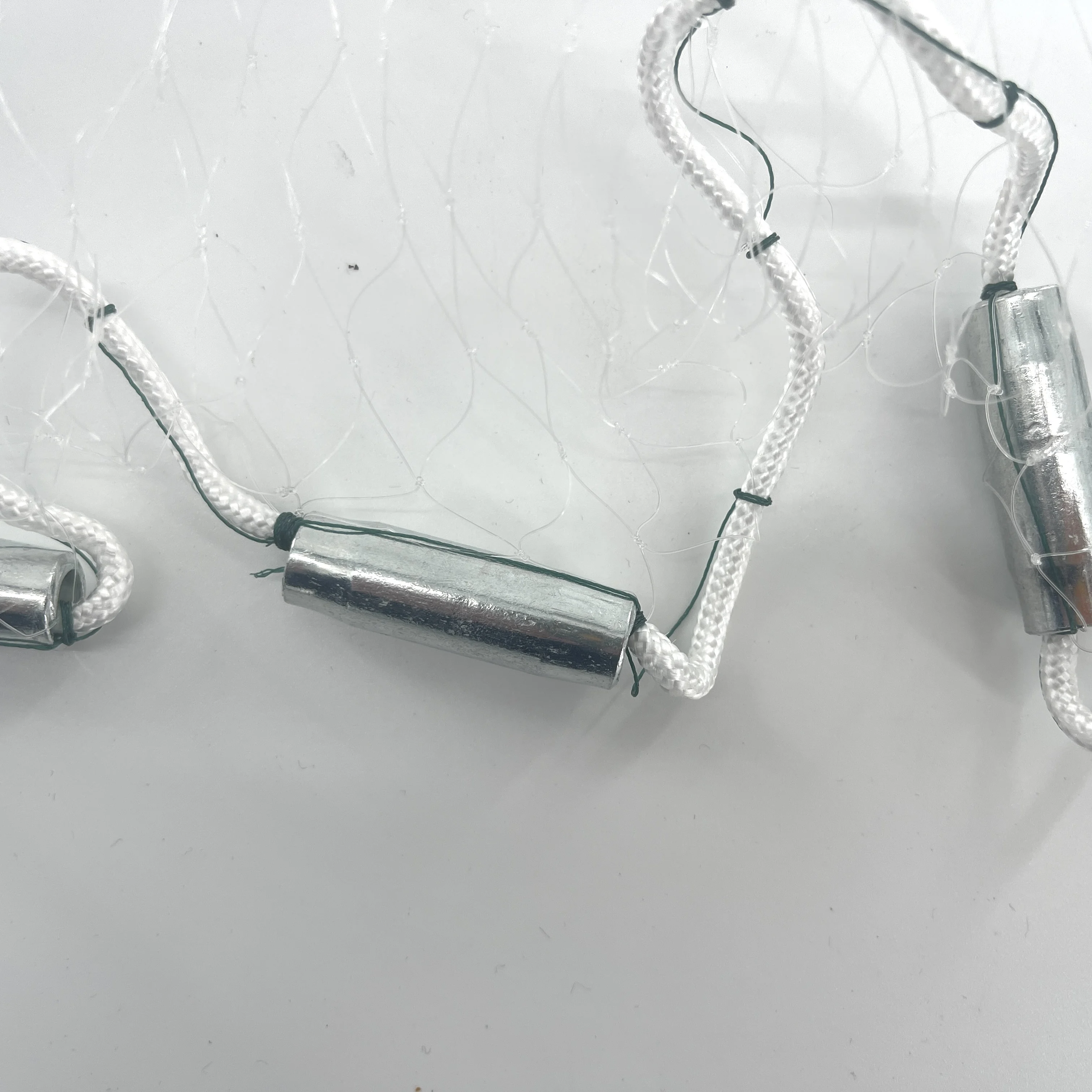 Factory sale white nylon 4~12 Feet casting nets for river and lake fishing cast net landing net