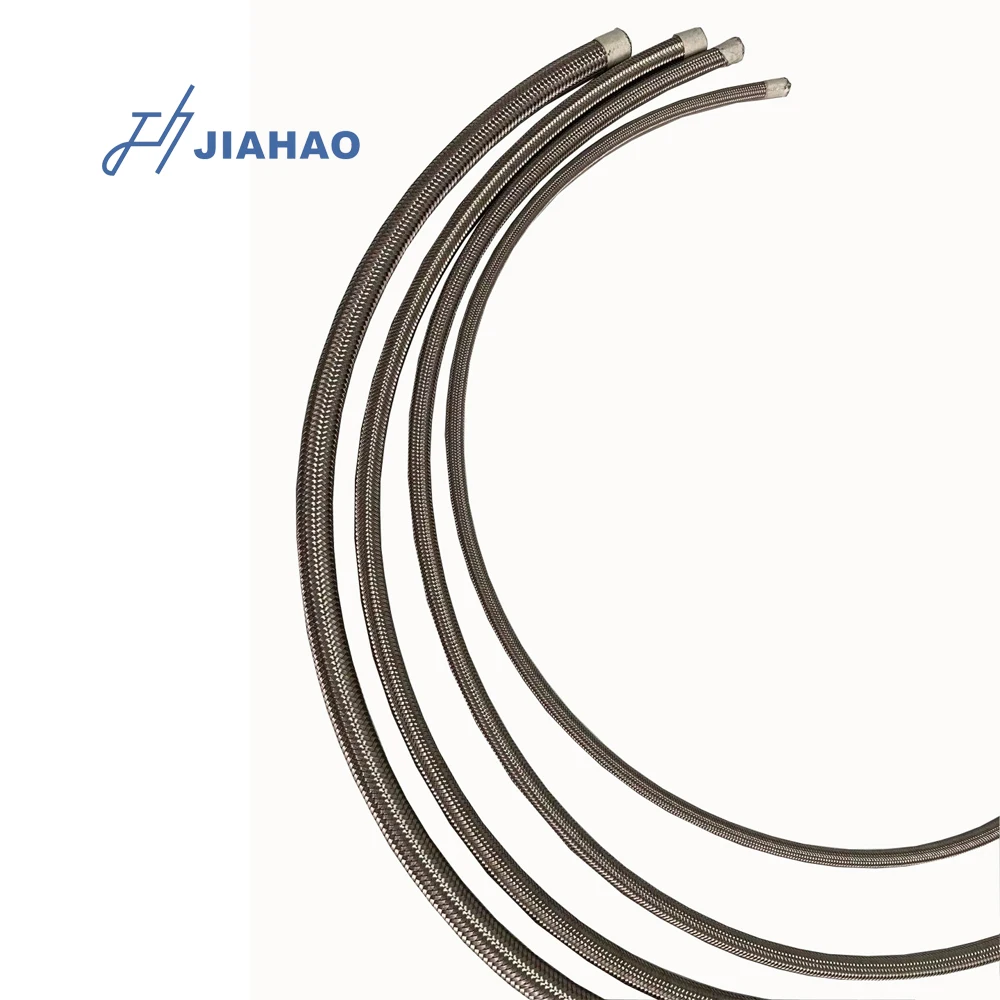 Racing Automotive an4 an6 an8 an10 an12 an16 Nylon Stainless Steel Braided e85 Oil Cooler Fuel Line PTFE Hose