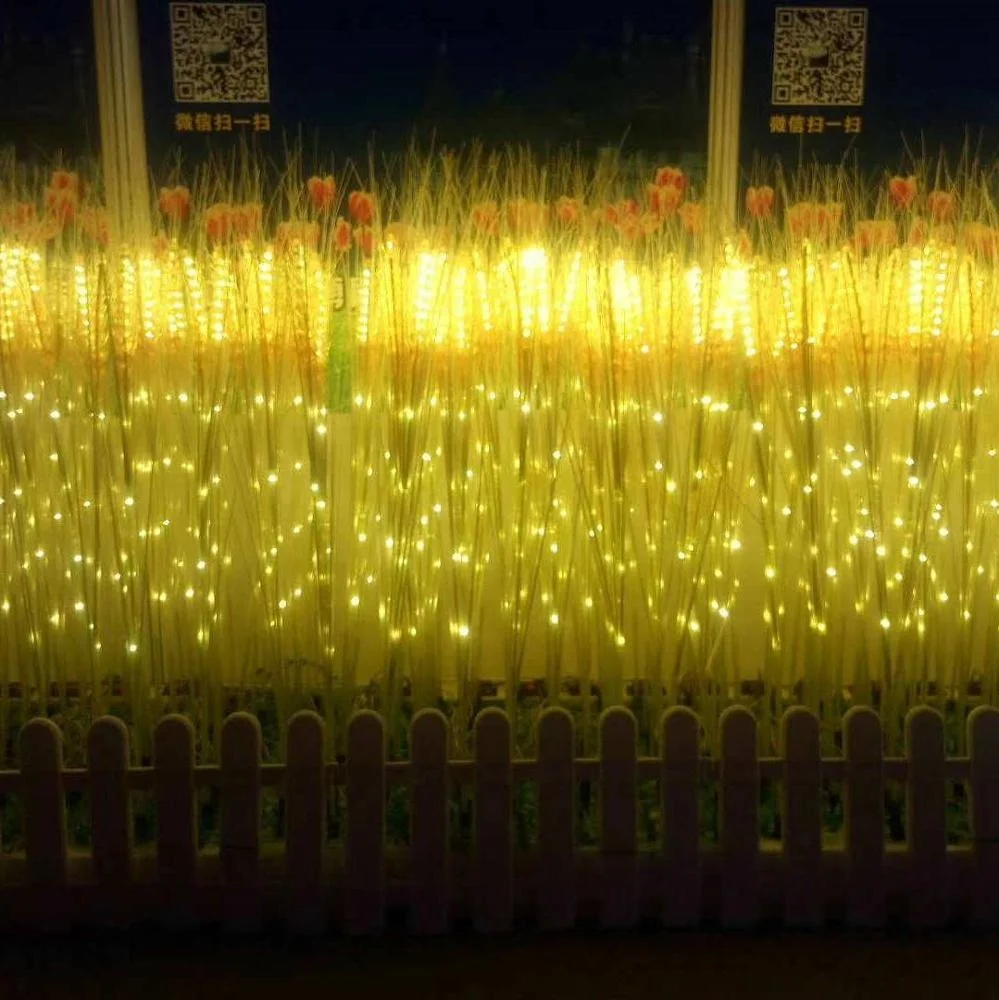 LED имитация пшеницы Спайк Лампа Золотой Желтый посадки лампы