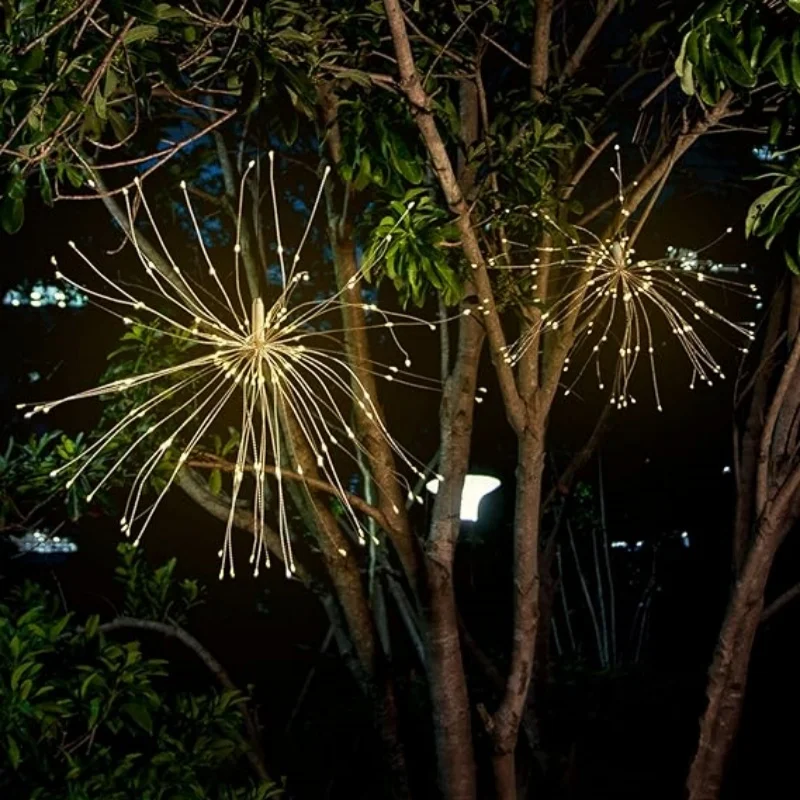 2024 Hot Sale Christmas Holiday Explosive Led Copper Wire Lights 120 LEDs Battery Powered with Remote Control