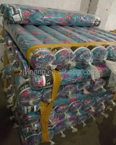wholesale cheap 210D polyester textile giraffe print fabric rolls