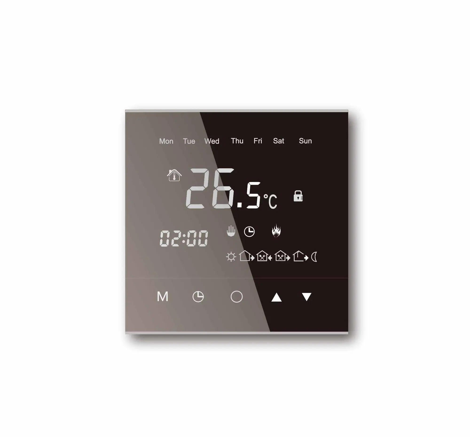programmable touch screen smart WiFi thermostat with CE certificates 230v wifi thermostat heating