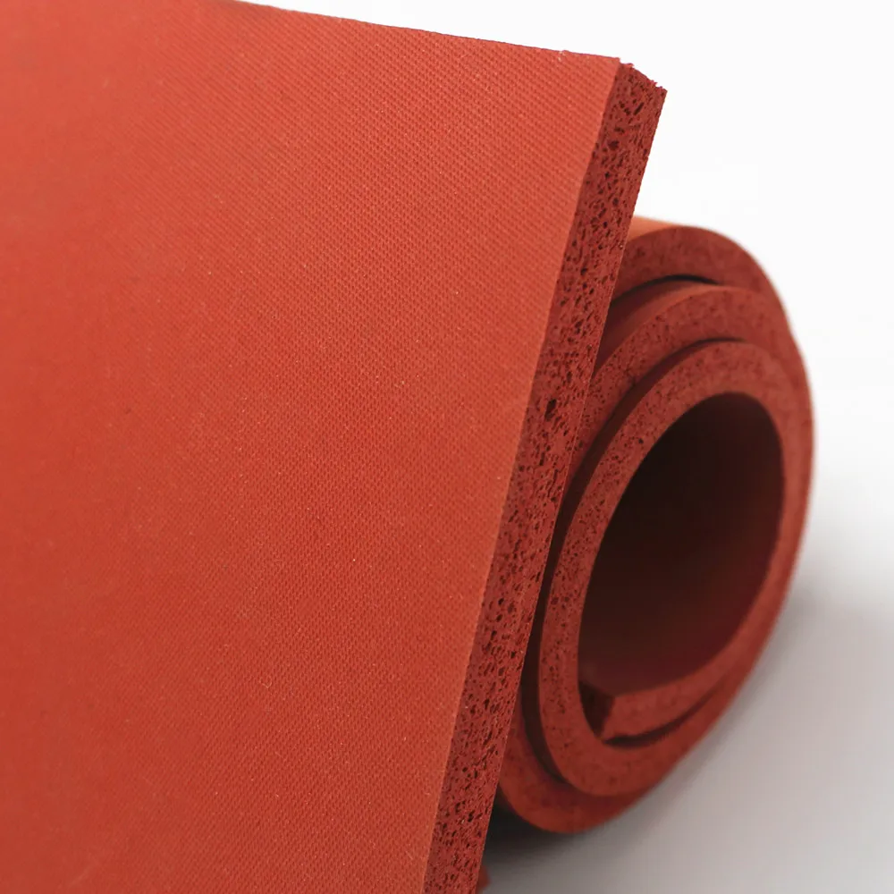 Factory direct silicone foam Heat-resistant Sponge silicone  sealed shock-absorbing foam silicone rubber sheet 8 * 500 * 500mm