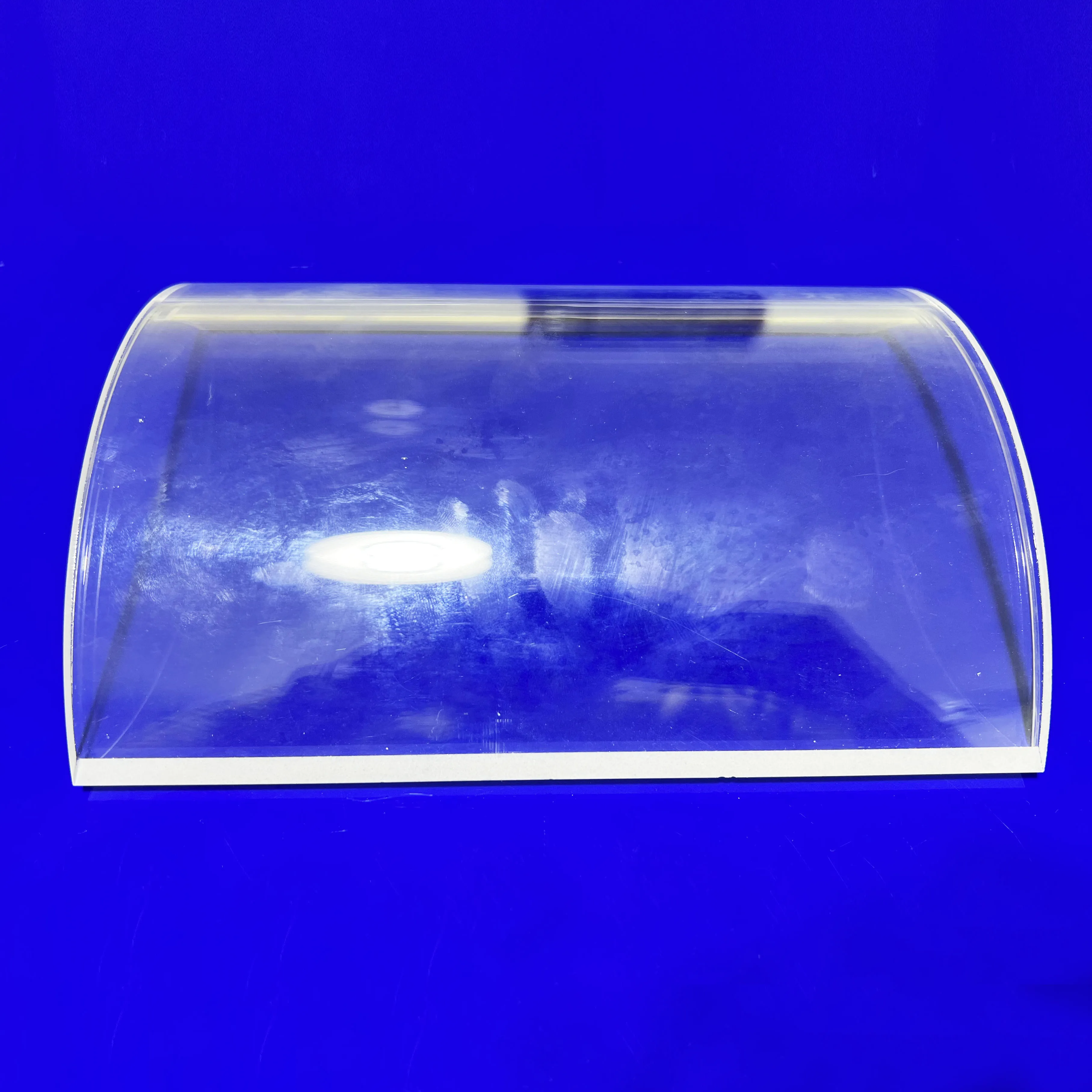 Изогнутое плоское ультрафиолетовое холодное зеркало, индивидуальное прозрачное и покрытое ультрафиолетовое кварцевое стекло, дуговая кварцевая пластина
