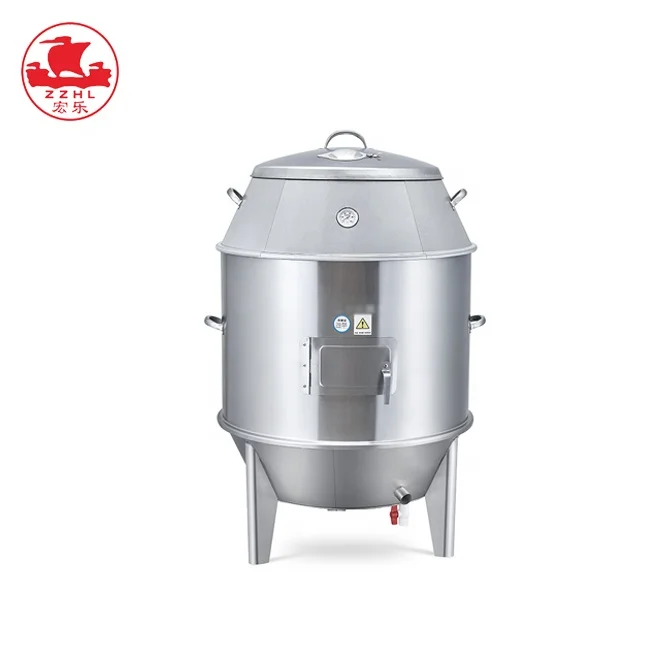 Stainless Steel Gas or Charcoal Roasting Equipment Chicken Duck Oven Chicken Roaster Machine