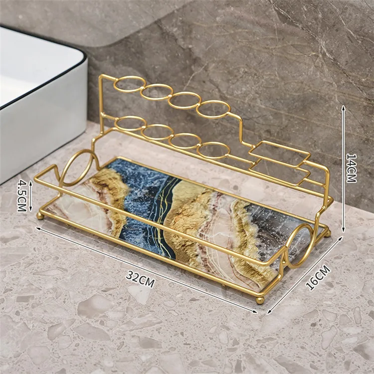 Detachable Bathroom Toothbrush Holders Wall Mounted Bathroom Shower Storage Holders Racks Organizer