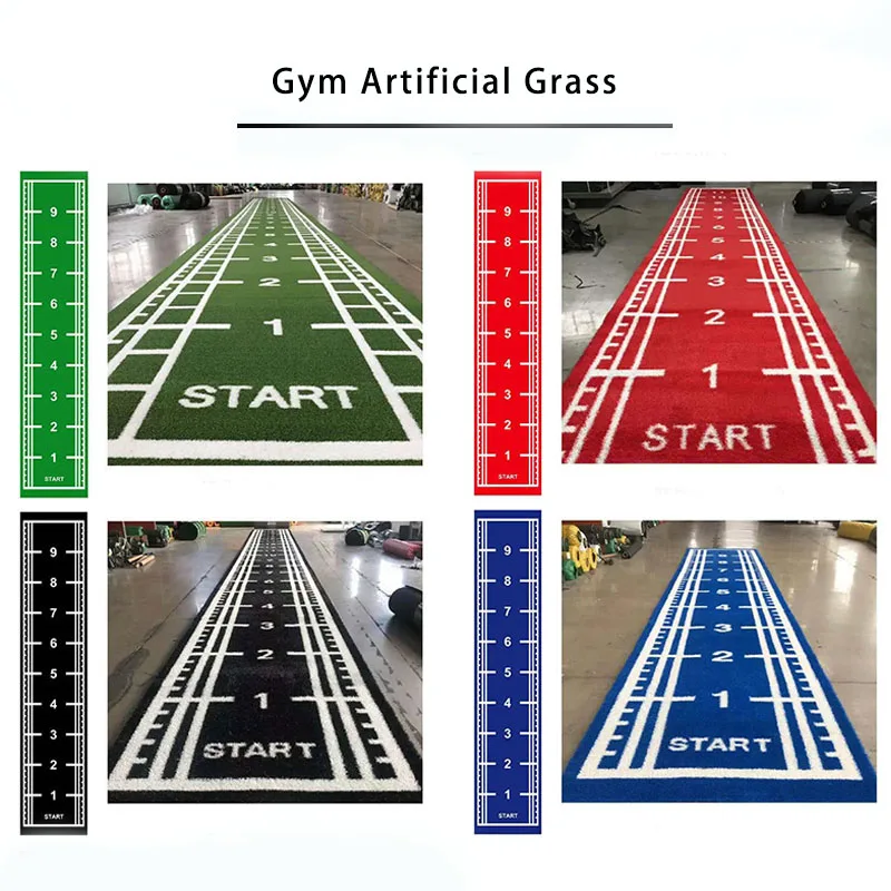 Personalized design artificial turf carpet mat meter marked grass artificial fake grass artificial grass carpet