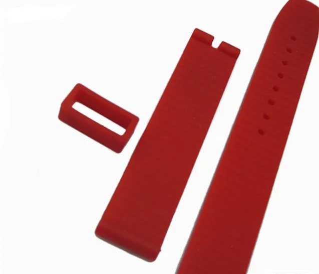 24MM Factory Price High Quality  Rubber Silicone Watch Band
