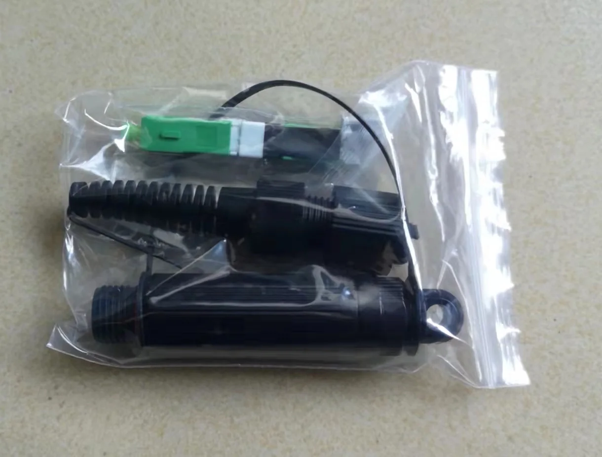 Outdoor Waterproof Telefonica V1VO Mini SC Fast Connector Compatible Hua wei or Coring OptiTap BBU RRU FTTX Solutions ESC250D