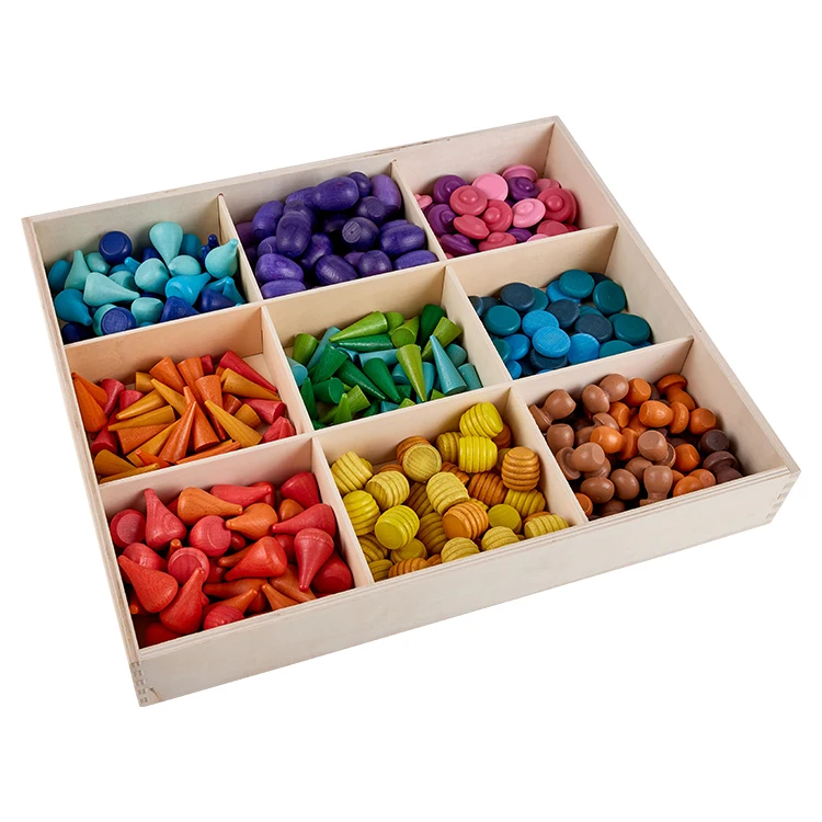 Early childhood education puzzle small particles  theme building blocks structure build wooden toys cute building blocks