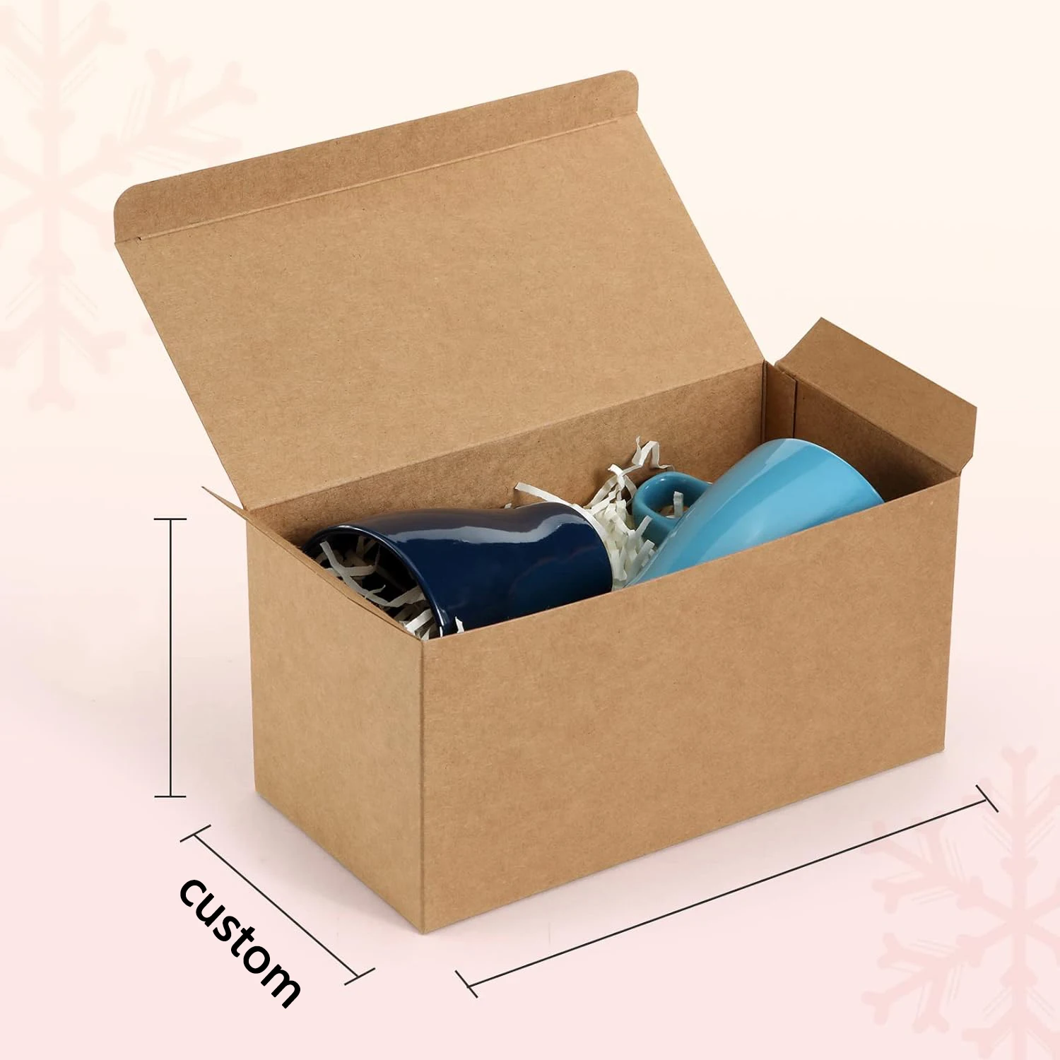 High Quality Brown cardboard natural soap Candle perfume Essential Oil Honey Tea Packing craft box Recycled carton