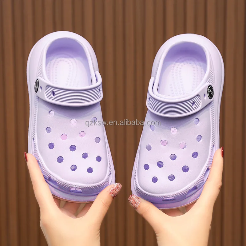 Chinese supplier Factory price OEM custom logo Classical beach slippers eva clogs shoes for summer outdoor